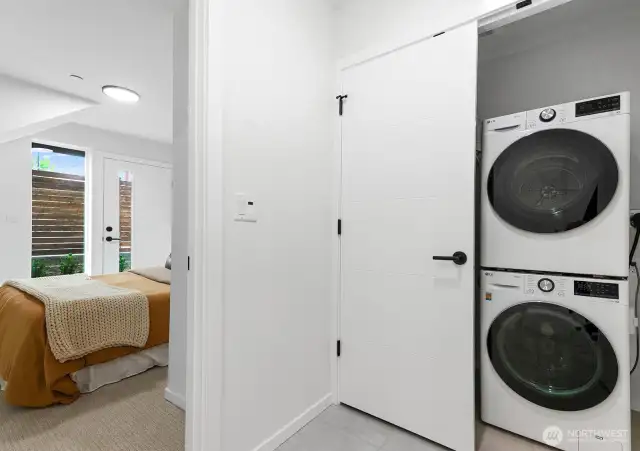 Washer and Dryer included! Model home, colors and finishes may vary.