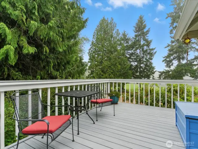 Additional photo of deck area.