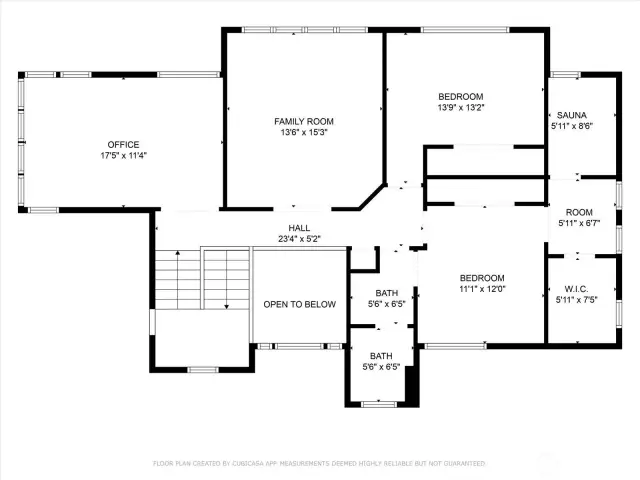 Upper Level Floor Plan