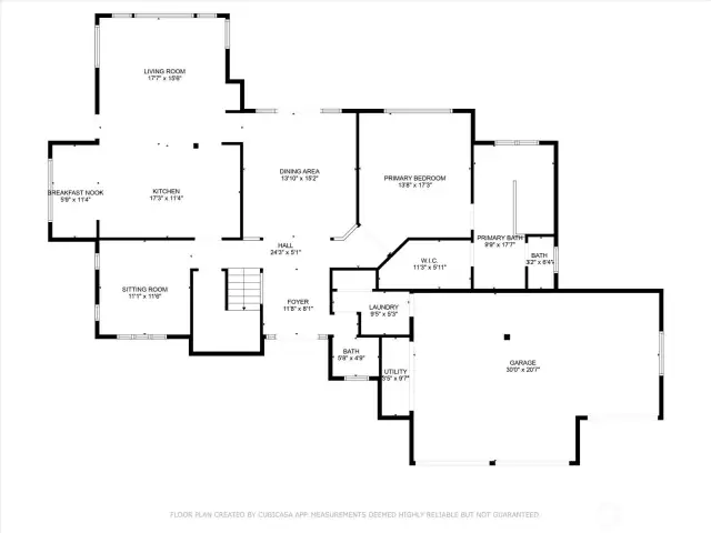 Main Level Floor Plan