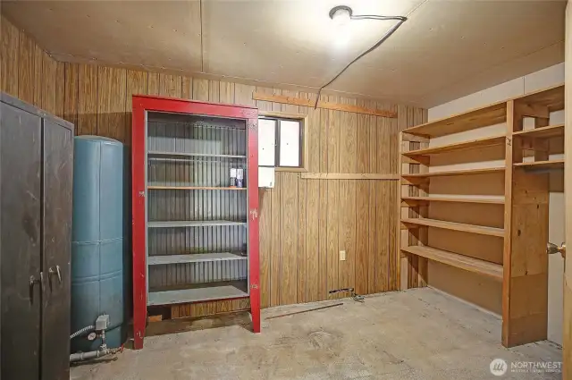 Second room inside large shed.