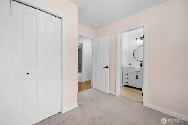 Access to updated bathroom