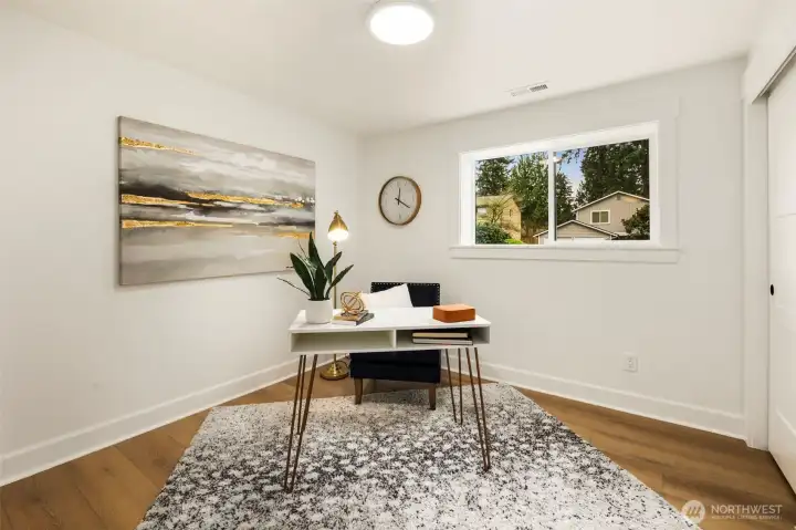 Lower level office / bedroom