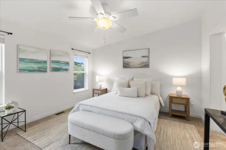 Large primary bedroom with ensuite