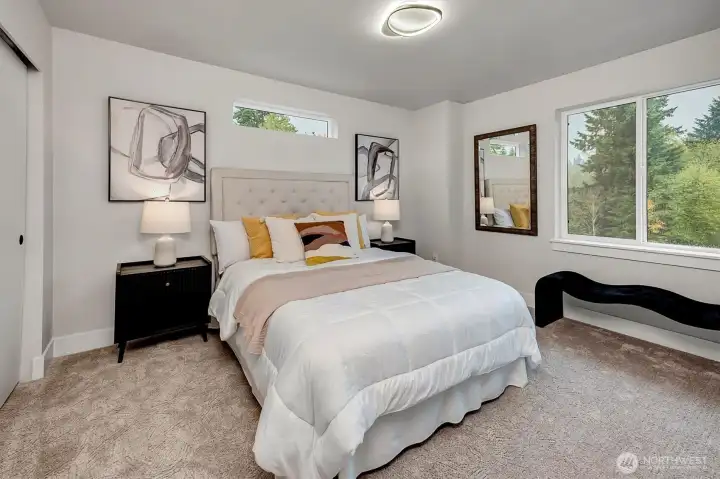 Third bedroom on upper level