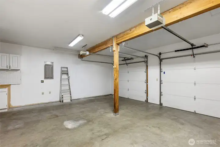 Two car insulated garage