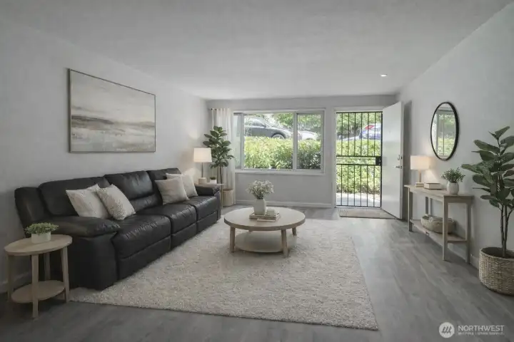 Virtual staging shows just how lovely this space can be.