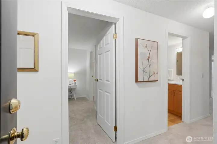 Bright and welcoming entryway offers a seamless transition into the heart of the home.