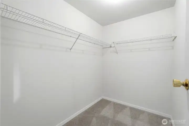 Generous closet space in Primary bedroom.