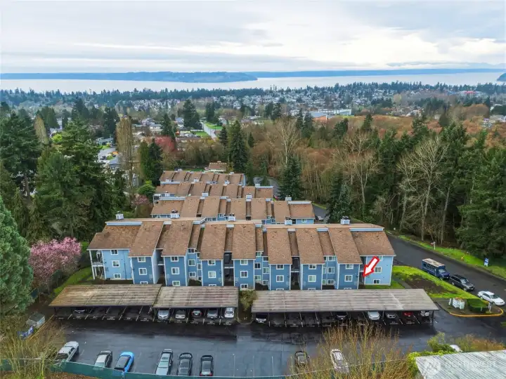 Nearby parks and scenic views of the Sound create the perfect balance of urban living and outdoor enjoyment.