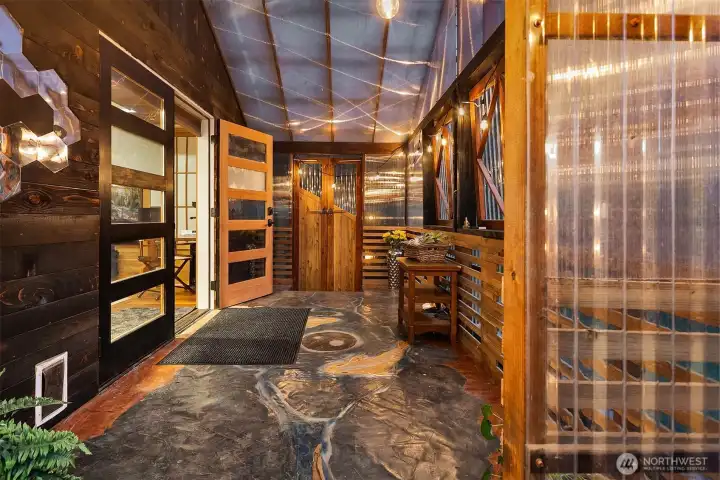 Welcome to zen gardening shed, entertainment bunk house, tiki bar, yoga studio.