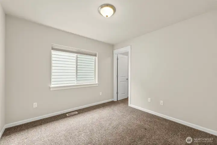 Bedroom 3 w/walk-in closet.