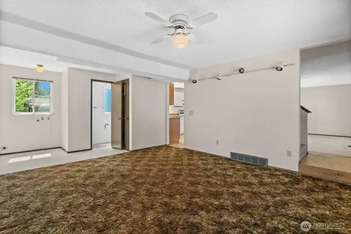 Big bonus room, movie nights, playroom, you name it.