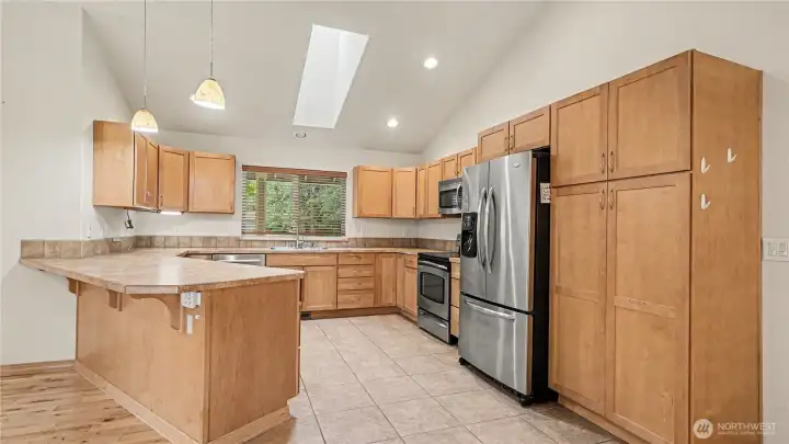 This open kitchen is designed for everyday living & entertaining.