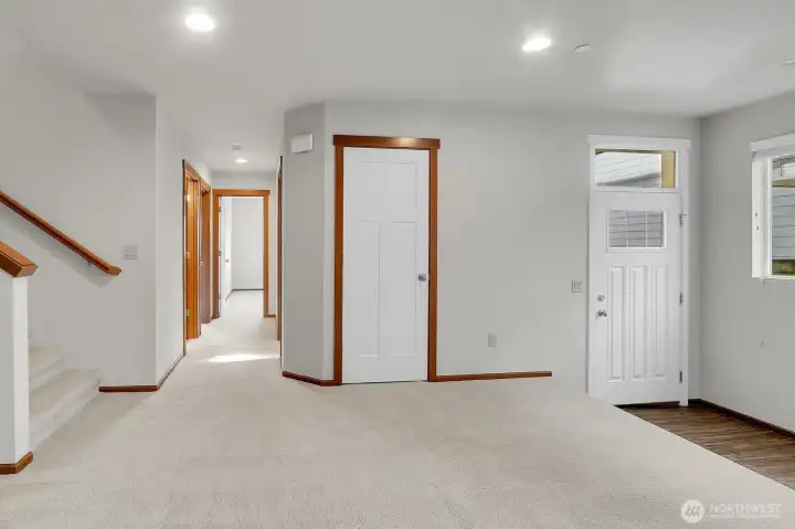 Main level entry. Main level entry.