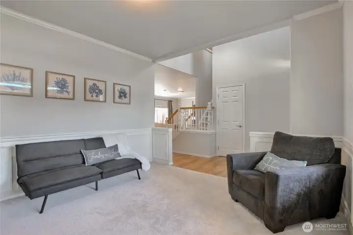Looking Towards the Stairs & Living Room