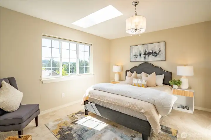 Primary Bedroom with walk-in closet