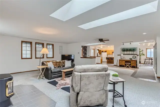 Skylights to let the natural light in