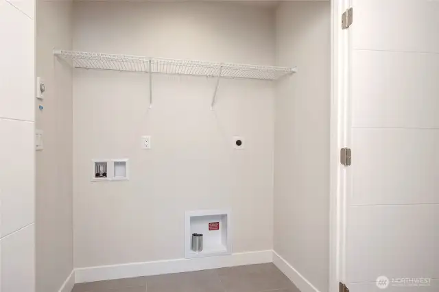 Built In Laundry Space Located Near Bedrooms