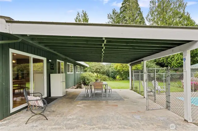 Large Covered Outdoor Space