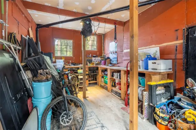 Lower level currently used as storage.