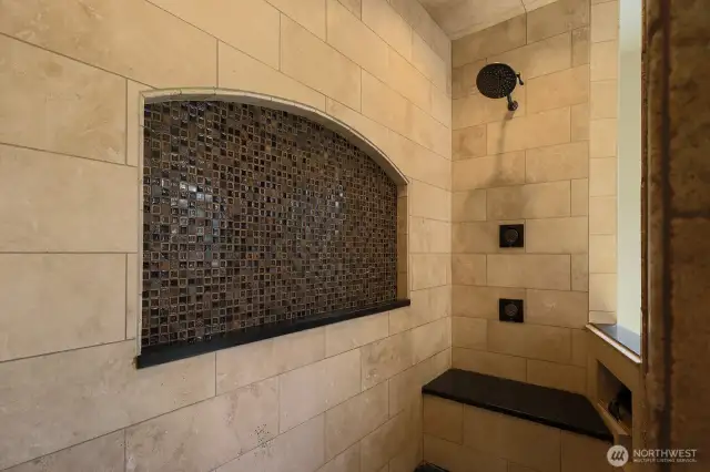 Stunning primary shower