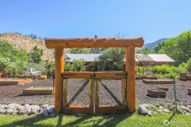 Fully fenced Garden area