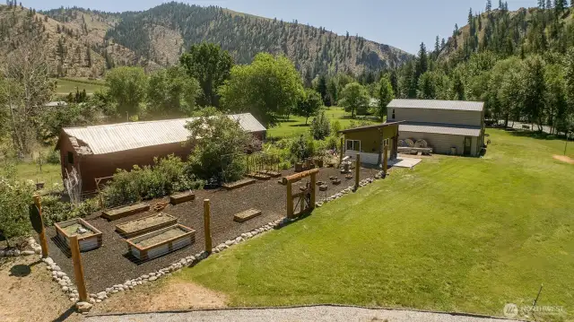 Huge garden space