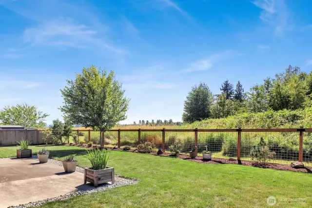 Private Outdoor Living Behind Home