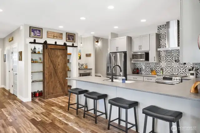 Kitchen from Living Area
