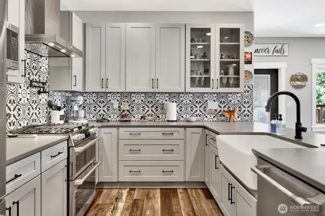 All New Kitchen with Tile