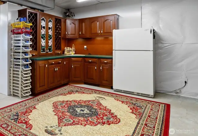 Basement kitchen is in and is ready to just add a stove