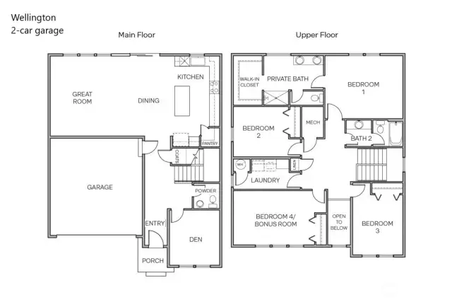 Wellington marketing floor plan