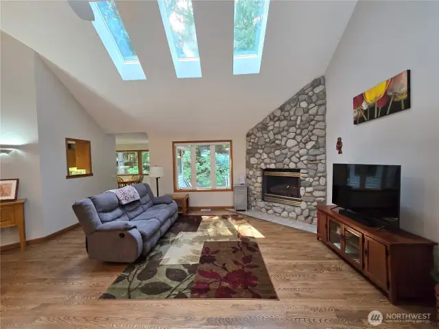 Bright Open Layout with propane fireplace