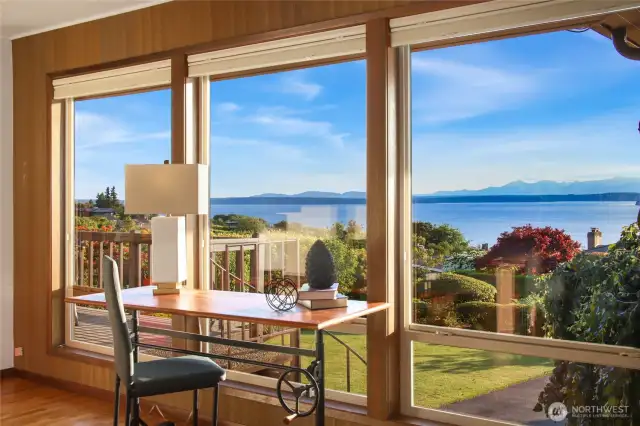 Daytime views from the dining room.