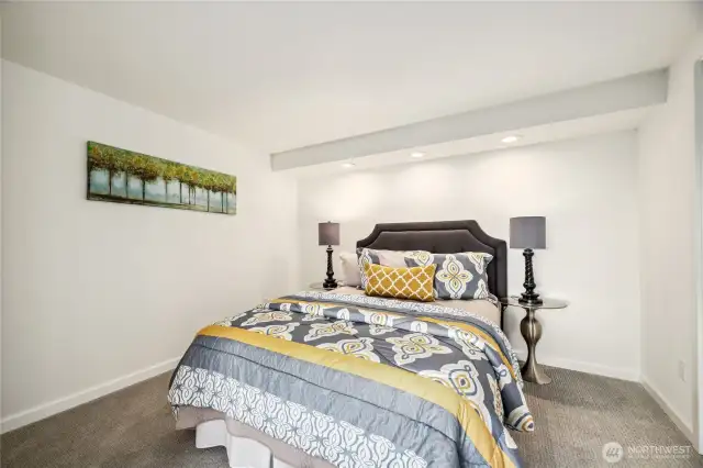 The fifth bedroom. Located on the lower level.