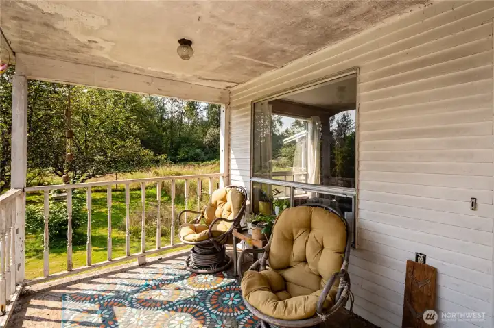 Sweet tea time on the front porch