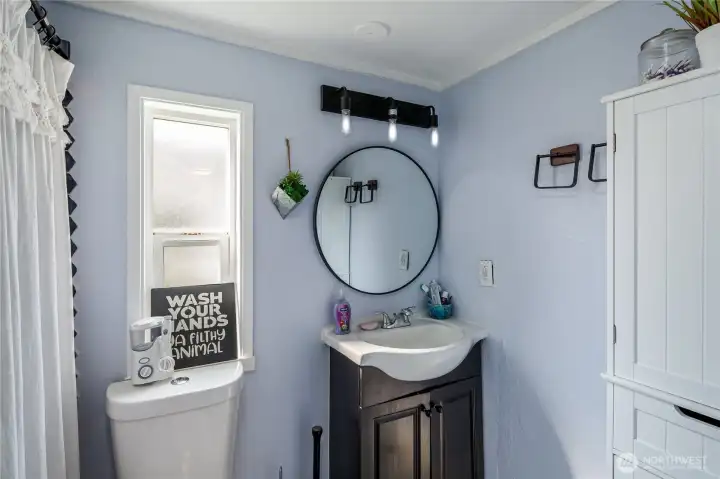 Updated bathroom to the Manufactured home