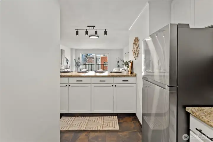 Open concept flow that maximizes the square footage.