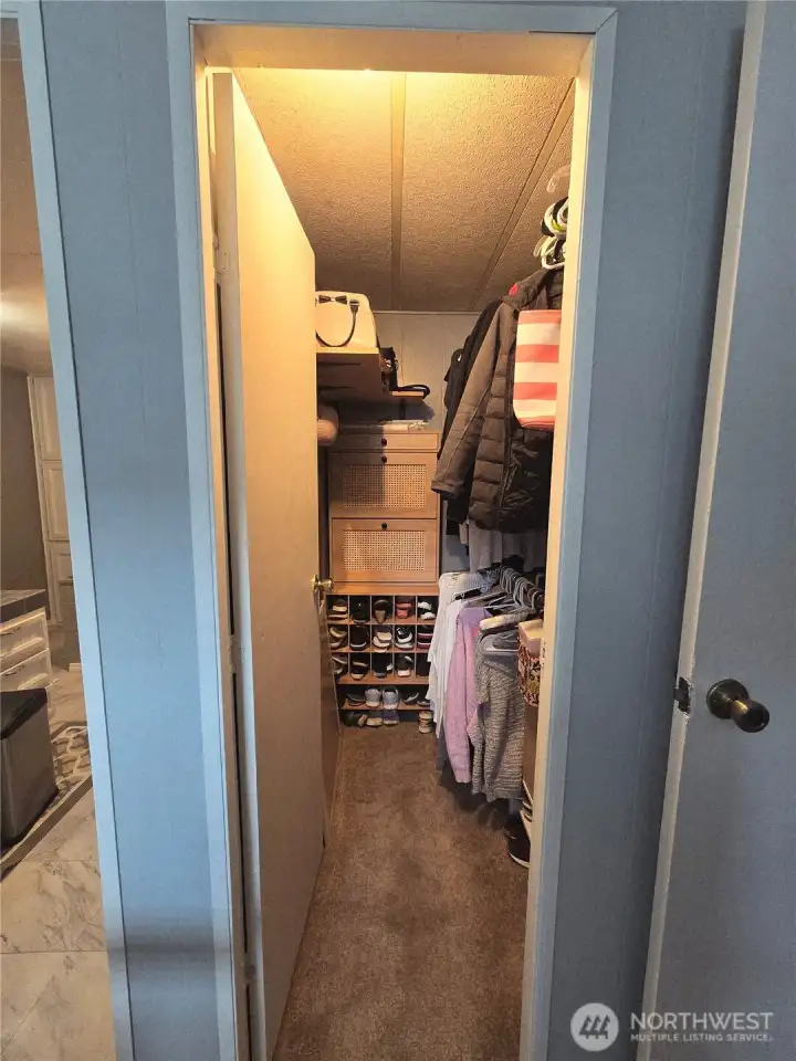 Primary Walk in closet