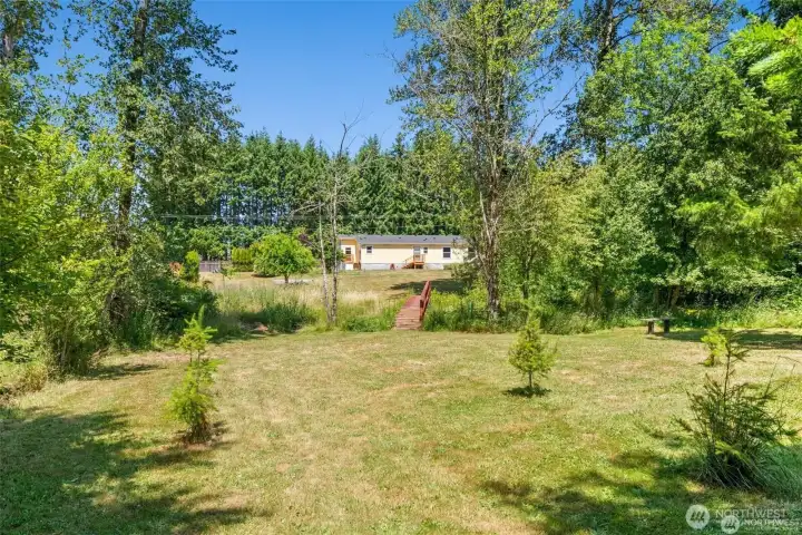 1.26 acres of a park like setting