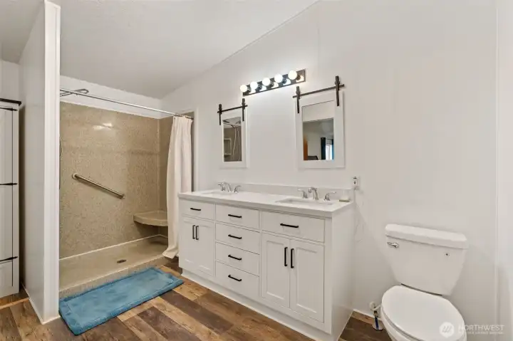 Remodeled Primary Bathroom