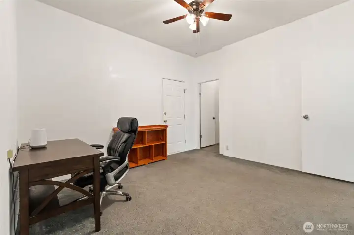 Bonus room offering flexible living space for an office, guest area, or additional living