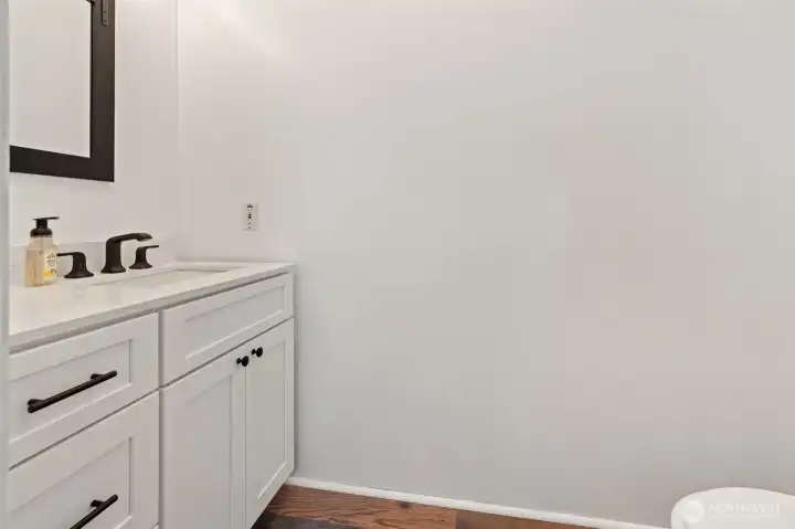 Remodeled half bathroom