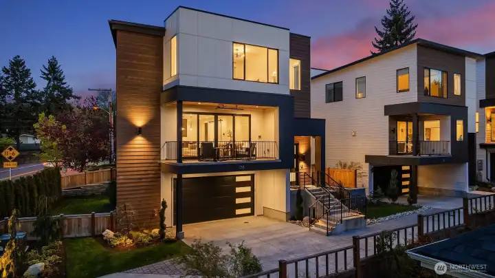 Exterior of home with yard space.