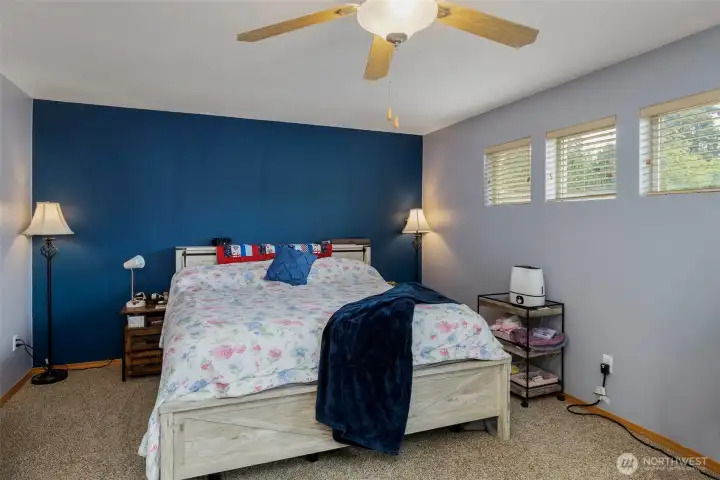 Large Primary Suite with ample space, perfect for relaxation and comfort.