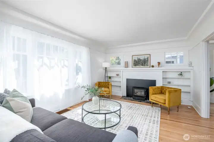 This beautiful home has refinished oak and fir floors, fresh interior paint, and new luxury vinyl plank flooring upstairs. This beautiful home has refinished oak and fir floors, fresh interior paint, and new luxury vinyl plank flooring upstairs.