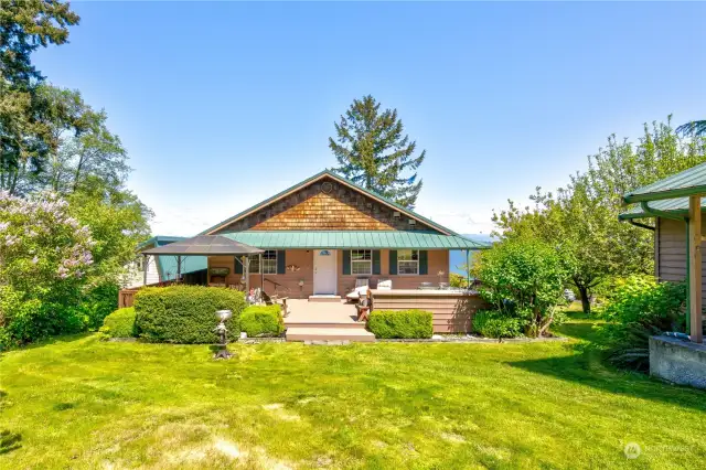 Large porch with gazebo