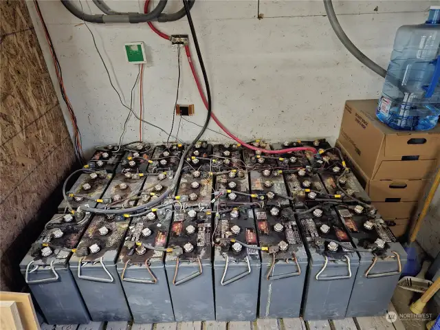 Batteries for solar power storage