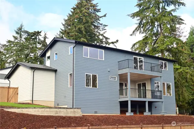 Elevated homesite with balcony views!